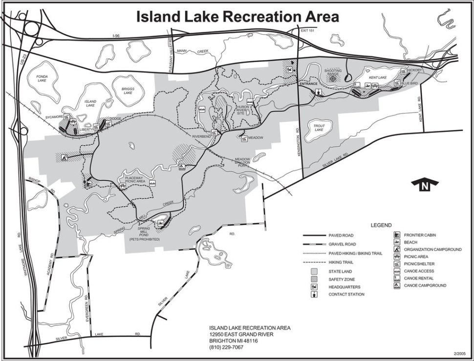 Island Lake Map